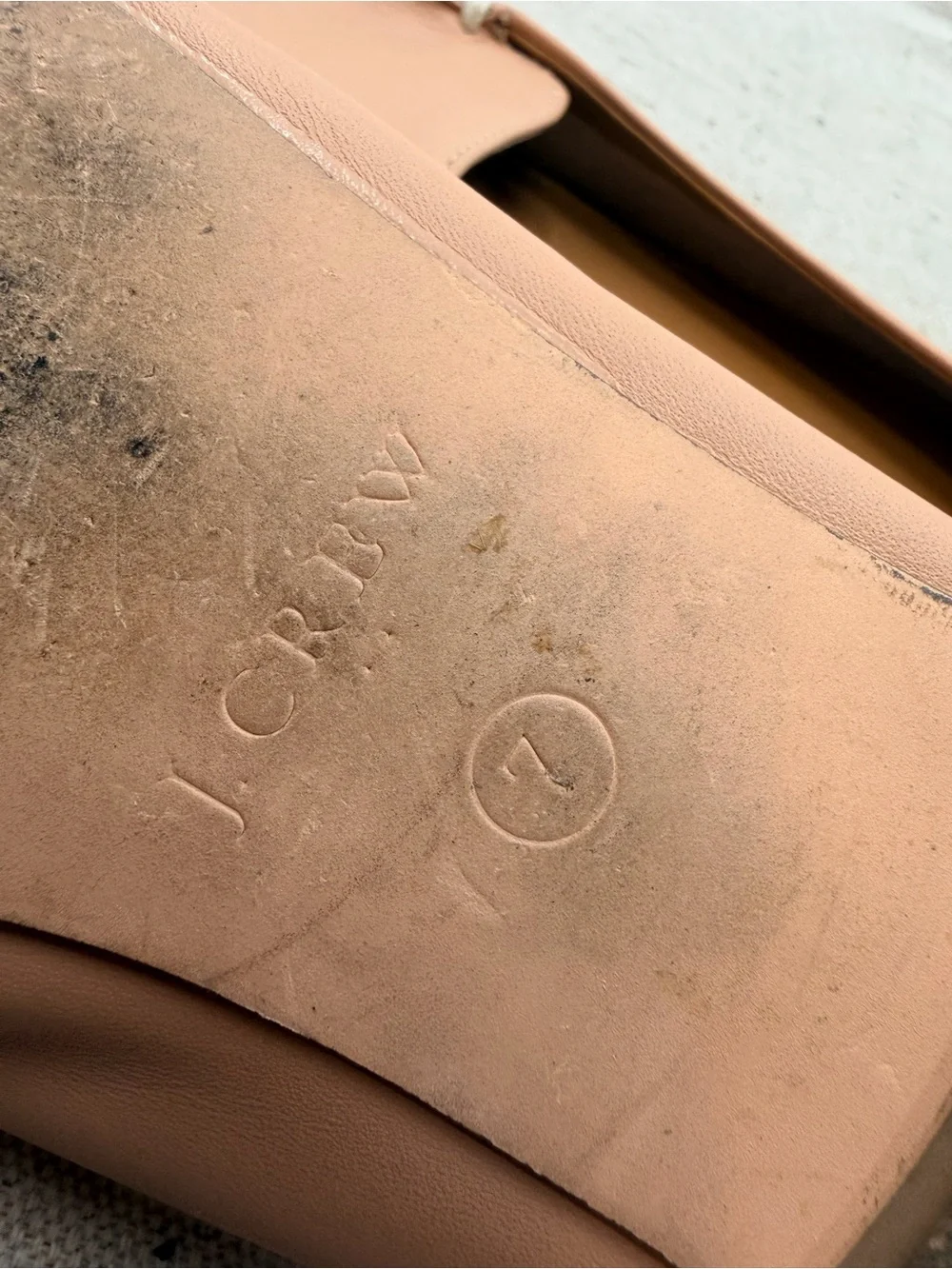 J. Crew Edie Leather Flat